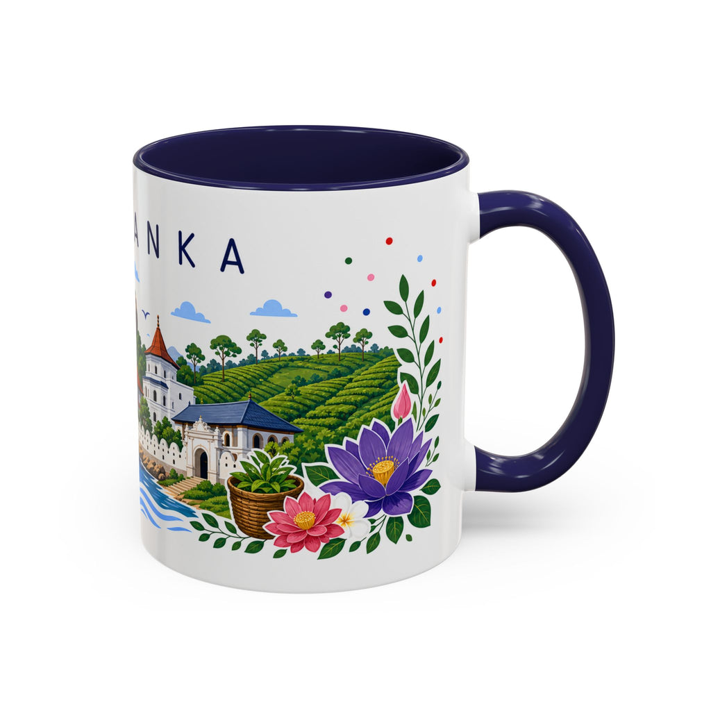 Sri Lanka Coffee Mug | Travel Souvenir Accent Mug | Place Gift Ceramic Cup 11oz 15oz