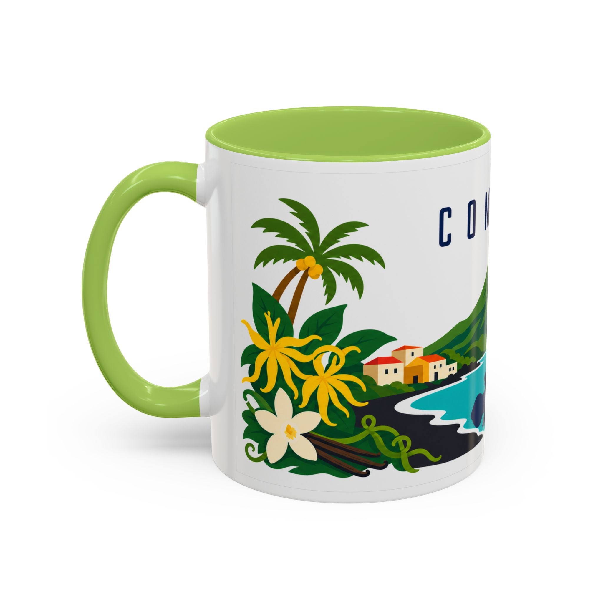Comoros Coffee Mug | Travel Souvenir Accent Mug | Country Gift Ceramic Cup 11oz 15oz