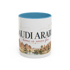 Saudi Arabia Home Country Mug | Moving Away Gift | Long Distance Friendship | 11 oz 15 oz Accent Mug