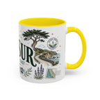 Big Sur Coffee Mug | Travel Destination Souvenir Gift | Accent Color Ceramic 11oz 15oz