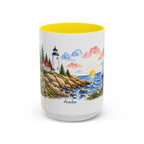 Acadia National Park Mug | US Travel Souvenir Accent Coffee Mug | 11oz 15oz Ceramic Cup
