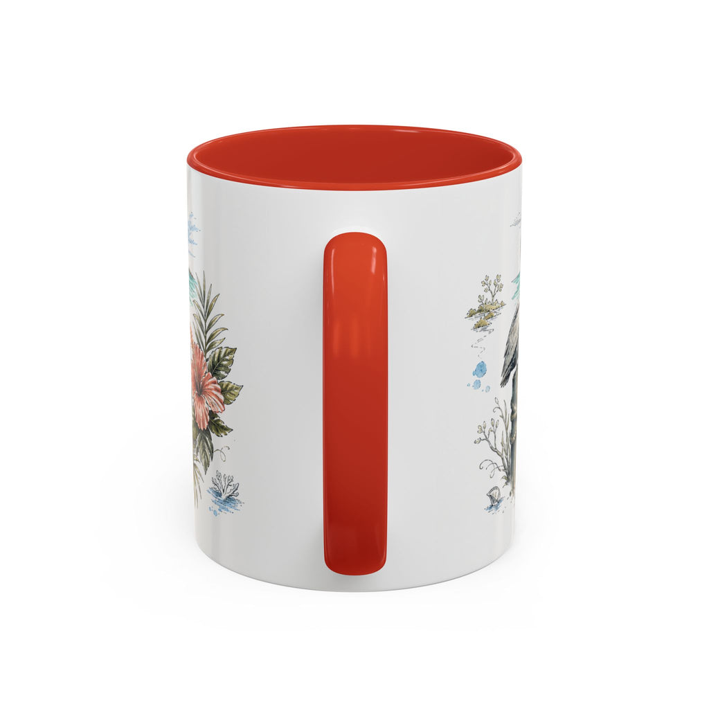 Florida Keys Mug, Florida Travel Souvenir, Bucket List Gift, Accent Ceramic Coffee Mug 11oz 15oz