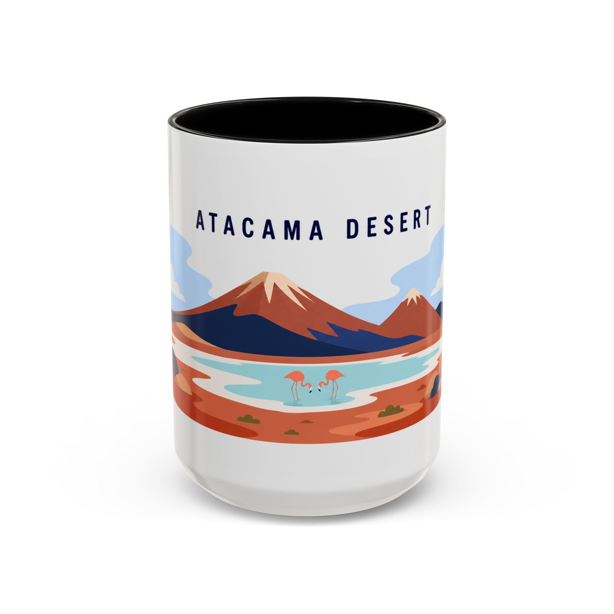 Atacama Desert Coffee Mug | Travel Destination Souvenir Gift | Accent Color Ceramic 11oz 15oz