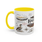 Haleakala National Park Coffee Mug | Hawaii Maui Sunrise Crater Gift | Accent Color Ceramic 11oz 15oz