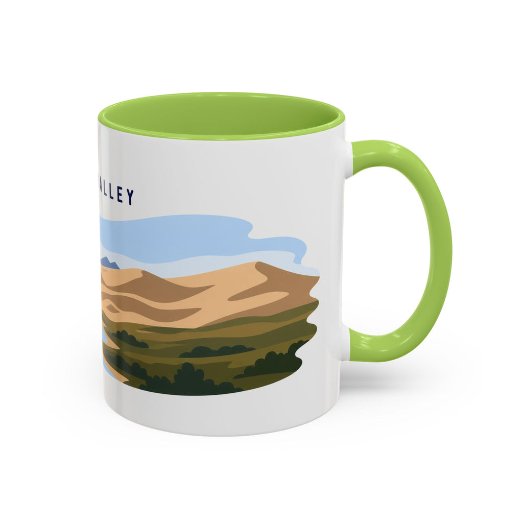 Kobuk Valley National Park Coffee Mug | Solid Color Block Park Souvenir | 11oz 15oz Accent Mug