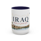 Iraq Home Country Mug | Moving Away Gift | Long Distance Friendship | 11 oz 15 oz Accent Mug