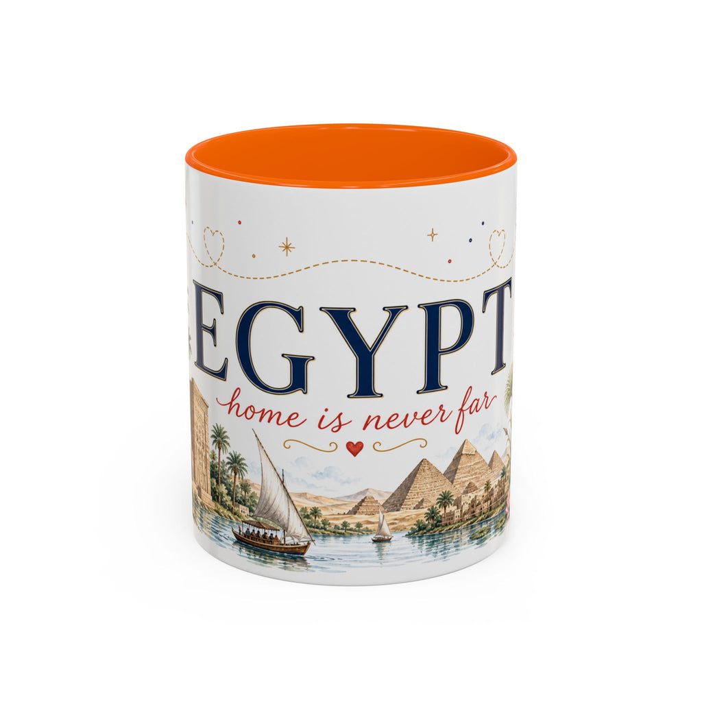 Egypt Home Country Mug | Moving Away Gift | Long Distance Friendship | 11 oz 15 oz Accent Mug