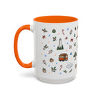 San Francisco Christmas Mug | Watercolor City Souvenir | Ceramic Coffee Cup
