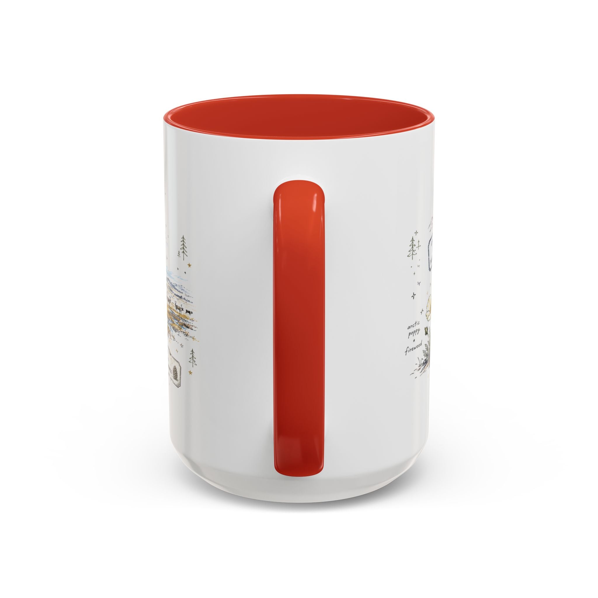 Gates of the Arctic National Park Coffee Mug | Alaska Arctic Wilderness Gift | Accent Color Ceramic 11oz 15oz