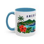 American Samoa Coffee Mug | Travel Souvenir Accent Mug | Country Gift Ceramic Cup 11oz 15oz