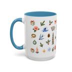 Porto Christmas Mug | Watercolor City Souvenir, Travel Gift (11oz/15oz)