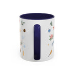 New River Gorge National Park Christmas Mug | Watercolor Travel Souvenir | Holiday Gift | Accent Ceramic Coffee Cup 11oz 15oz