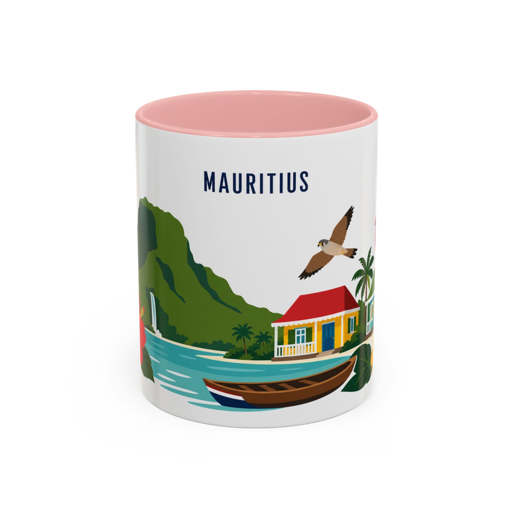Mauritius Coffee Mug | Travel Souvenir Accent Mug | Country Gift Ceramic Cup 11oz 15oz