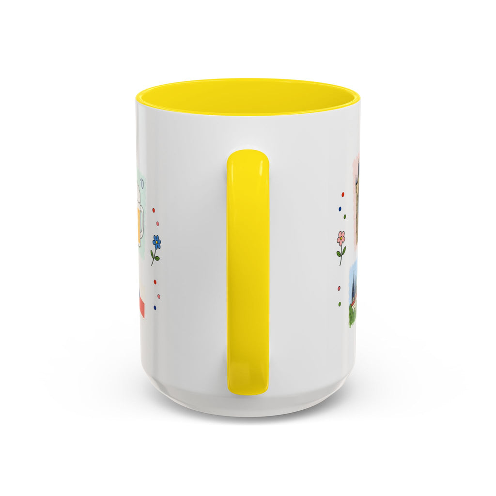 Prague Coffee Mug | Postage Stamp Collage Mug | Travel Souvenir Accent Cup 11oz 15oz