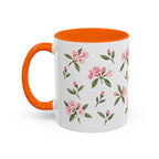 Washington Coast rhododendron Mug, State Flower Floral Coffee Cup, 11oz Botanical Gift