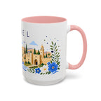 Israel Coffee Mug | Travel Souvenir Accent Mug | Place Gift Ceramic Cup 11oz 15oz