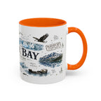 Glacier Bay National Park Coffee Mug | Alaska Wilderness Kayaking Gift | Accent Color Ceramic 11oz 15oz