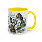 Ha Long Bay Coffee Mug | Travel Destination Souvenir Gift | Accent Color Ceramic 11oz 15oz