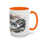 Mount Bromo Mug, Indonesia Travel Souvenir, Bucket List Gift, Accent Ceramic Coffee Mug 11oz 15oz