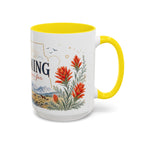 Wyoming Home State Mug | Moving Away Gift | Long Distance Friendship Coffee Cup | 11oz 15oz Accent Mug