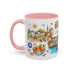 Antalya Travel Mug | European City Souvenir Accent Coffee Mug | 11oz 15oz Ceramic Cup