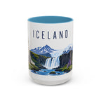 Iceland Coffee Mug | Travel Souvenir Accent Mug | Country Gift Ceramic Cup 11oz 15oz