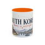 South Korea Home Country Mug | Moving Away Gift | Long Distance Friendship | 11 oz 15 oz Accent Mug