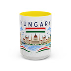 Hungary Coffee Mug | Travel Souvenir Accent Mug | Country Gift Ceramic Cup 11oz 15oz