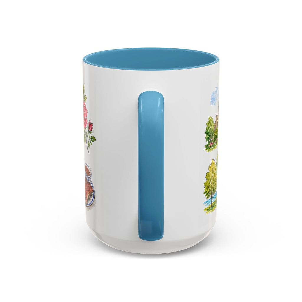 Tulsa Illustrated Travel Mug | City Souvenir Accent Coffee Mug | 11oz 15oz Ceramic Cup