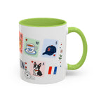 Boston Coffee Mug | Postage Stamp Collage Mug | Travel Souvenir Accent Cup 11oz 15oz