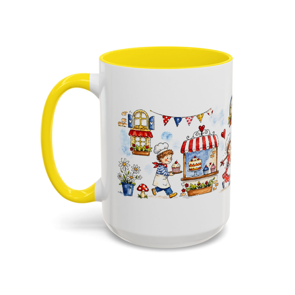 Cozy Bakery Village Mug | Storybook Pastry Accent Coffee Mug | EveryLegend