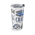 Crater Lake National Park 20oz Tumbler | Oregon Volcano Blue Lake Hiking Gift | Insulated Stainless Steel Travel Cup