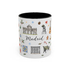 Madrid Christmas Mug | Watercolor City Souvenir, Travel Memories, Ceramic Coffee Cup