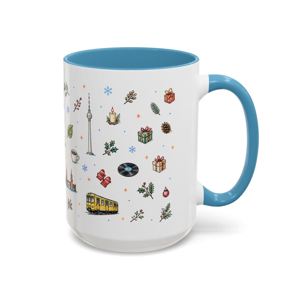 Berlin Christmas Mug | Watercolor City Souvenir, Travel Gift (11oz/15oz)