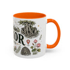 Angkor Coffee Mug | Travel Destination Souvenir Gift | Accent Color Ceramic 11oz 15oz