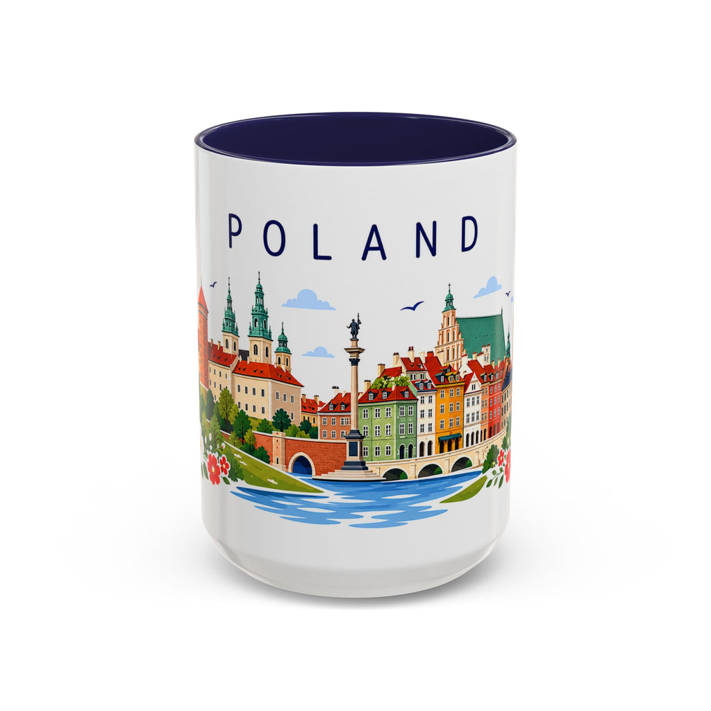 Poland Coffee Mug | Travel Souvenir Accent Mug | Place Gift Ceramic Cup 11oz 15oz