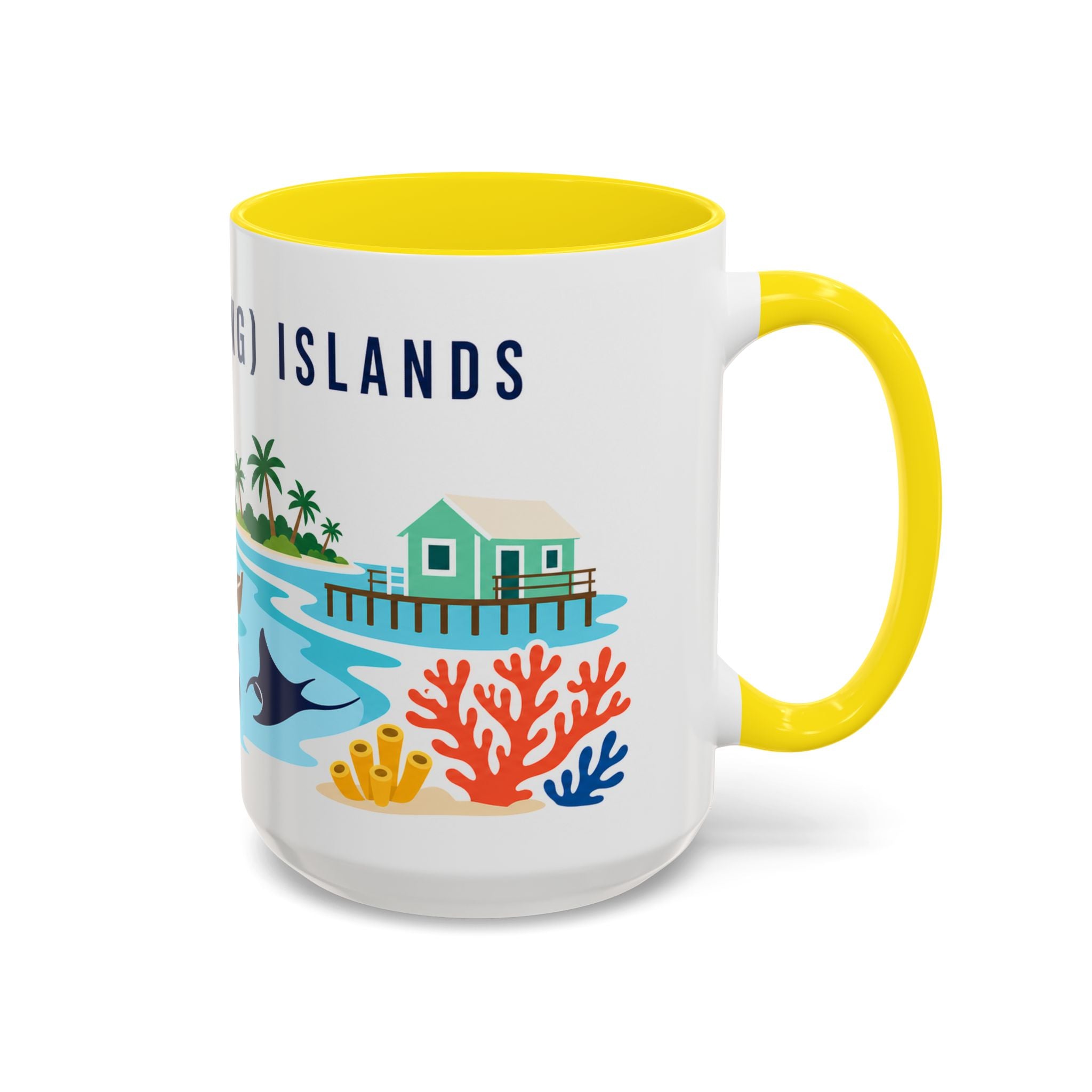 Cocos (Keeling) Islands Coffee Mug | Travel Souvenir Accent Mug | Country Gift Ceramic Cup 11oz 15oz