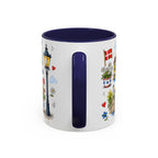 Copenhagen Travel Mug | European City Souvenir Accent Coffee Mug | 11oz 15oz Ceramic Cup