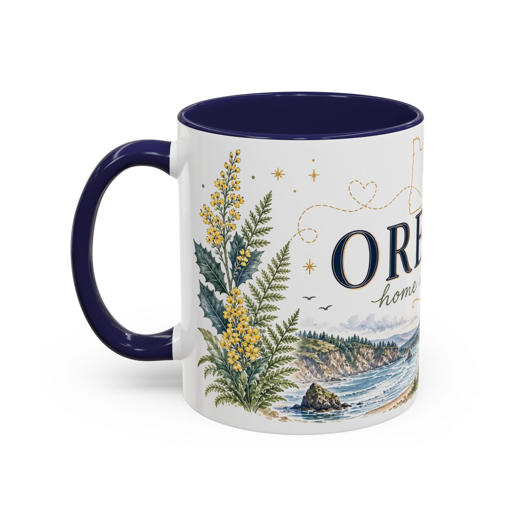 Oregon State Mug | Moving Away, Long Distance Friendship Gift | 11oz 15oz Accent Mug