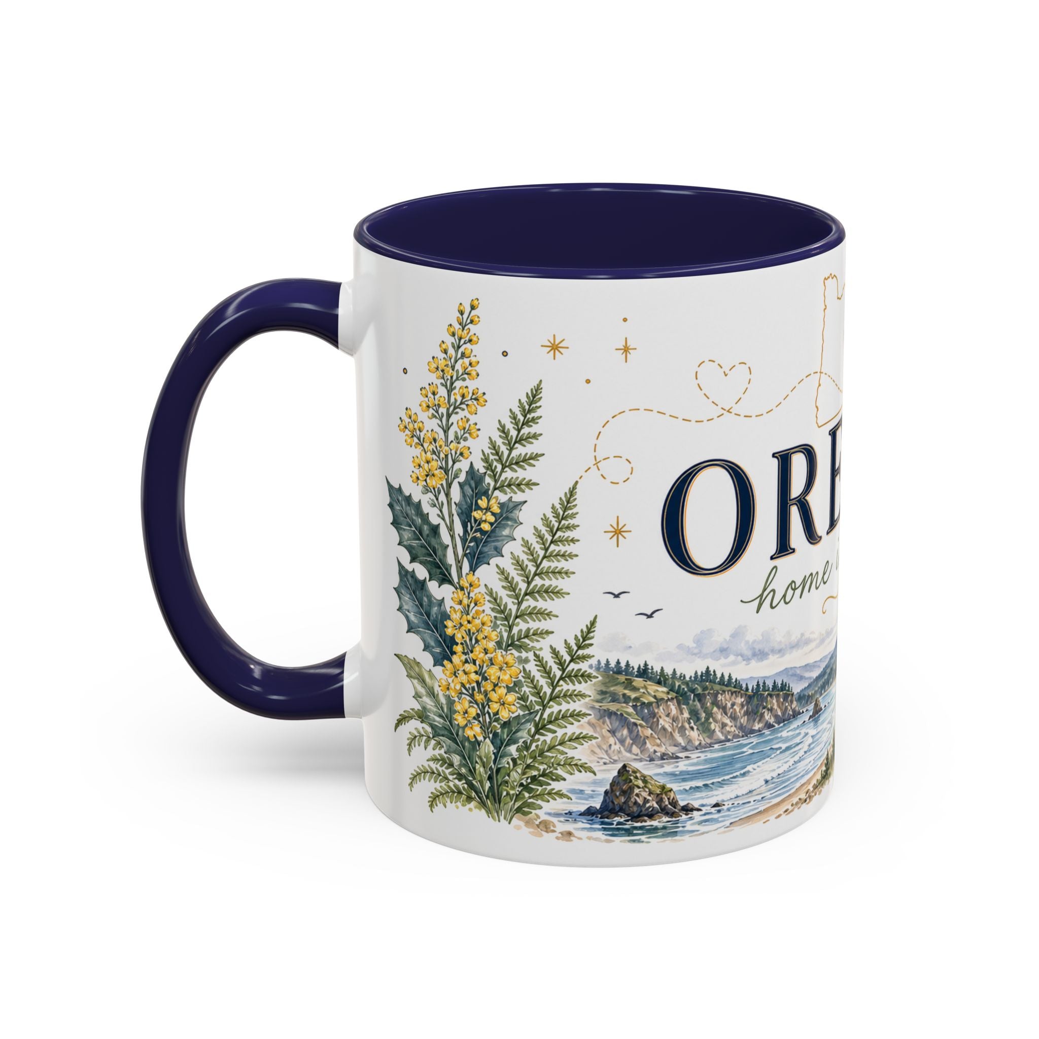 Oregon State Mug | Moving Away, Long Distance Friendship Gift | 11oz 15oz Accent Mug