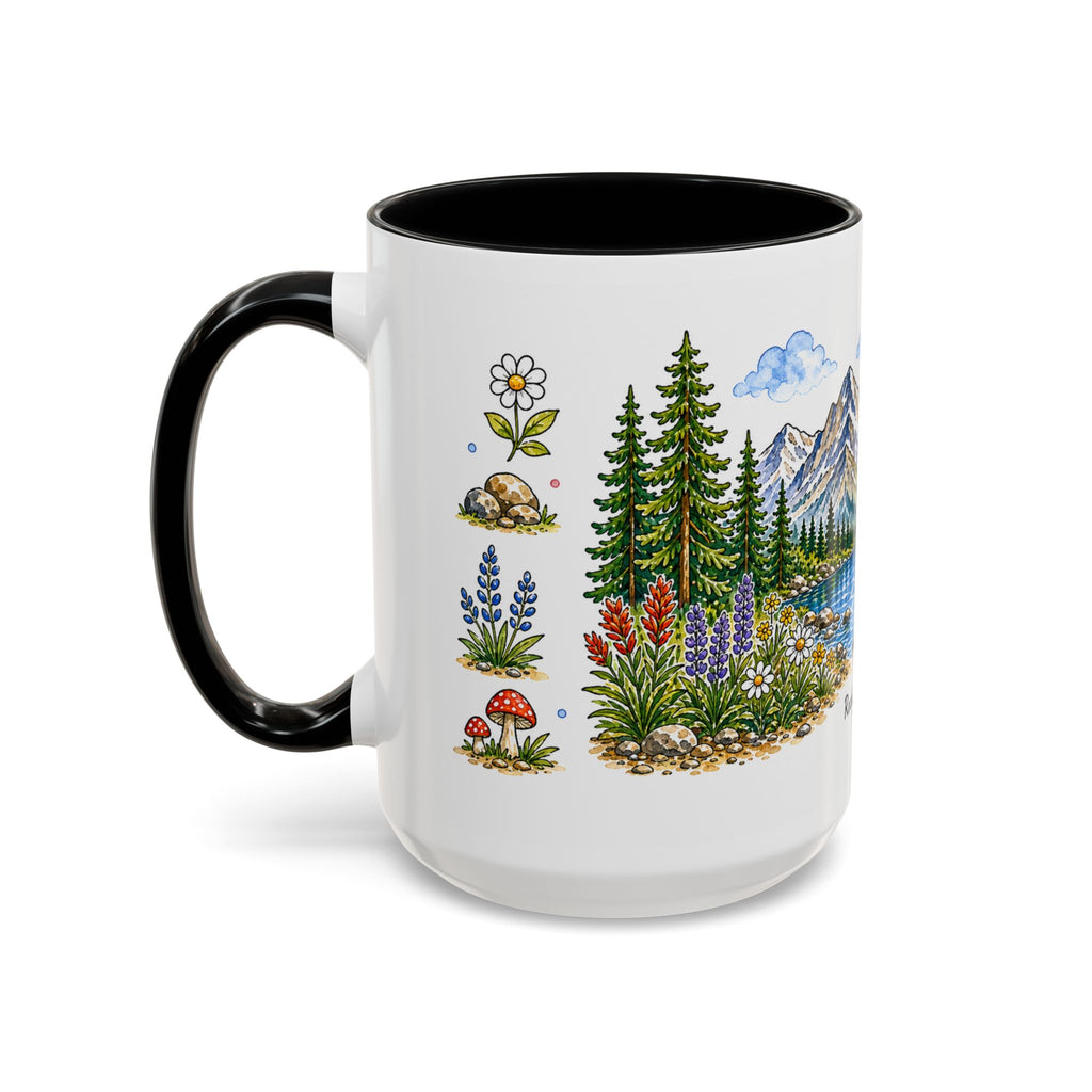 Rocky Mountain National Park Mug | US Travel Souvenir Accent Coffee Mug | 11oz 15oz Ceramic Cup