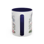 Taj Mahal Coffee Mug | Travel Destination Souvenir Gift | Accent Color Ceramic 11oz 15oz