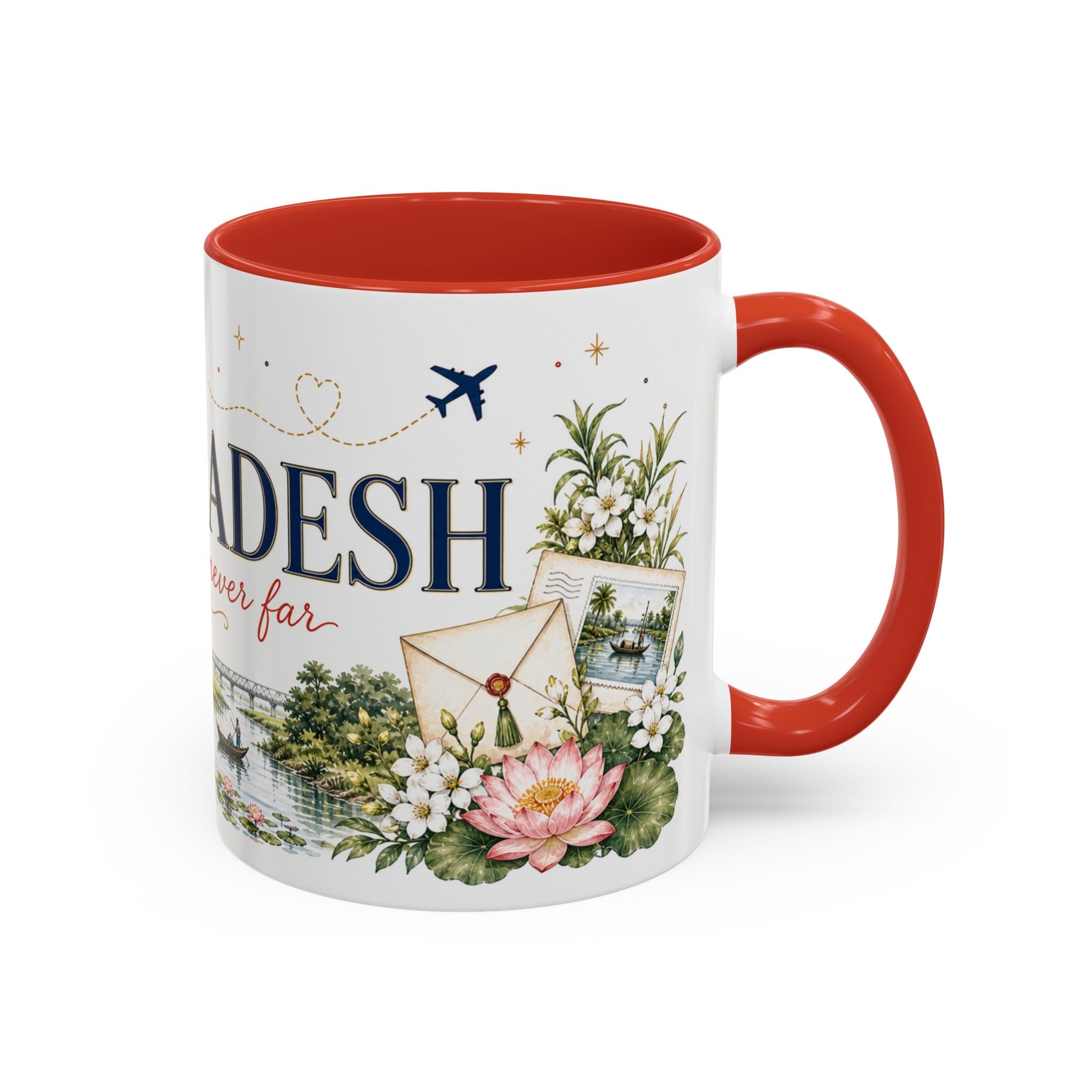 Bangladesh Home Country Mug | Moving Away Gift | Long Distance Friendship | 11 oz 15 oz Accent Mug