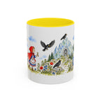The Seven Ravens Mug | Storybook Fairy Tale Accent Coffee Mug | EveryLegend