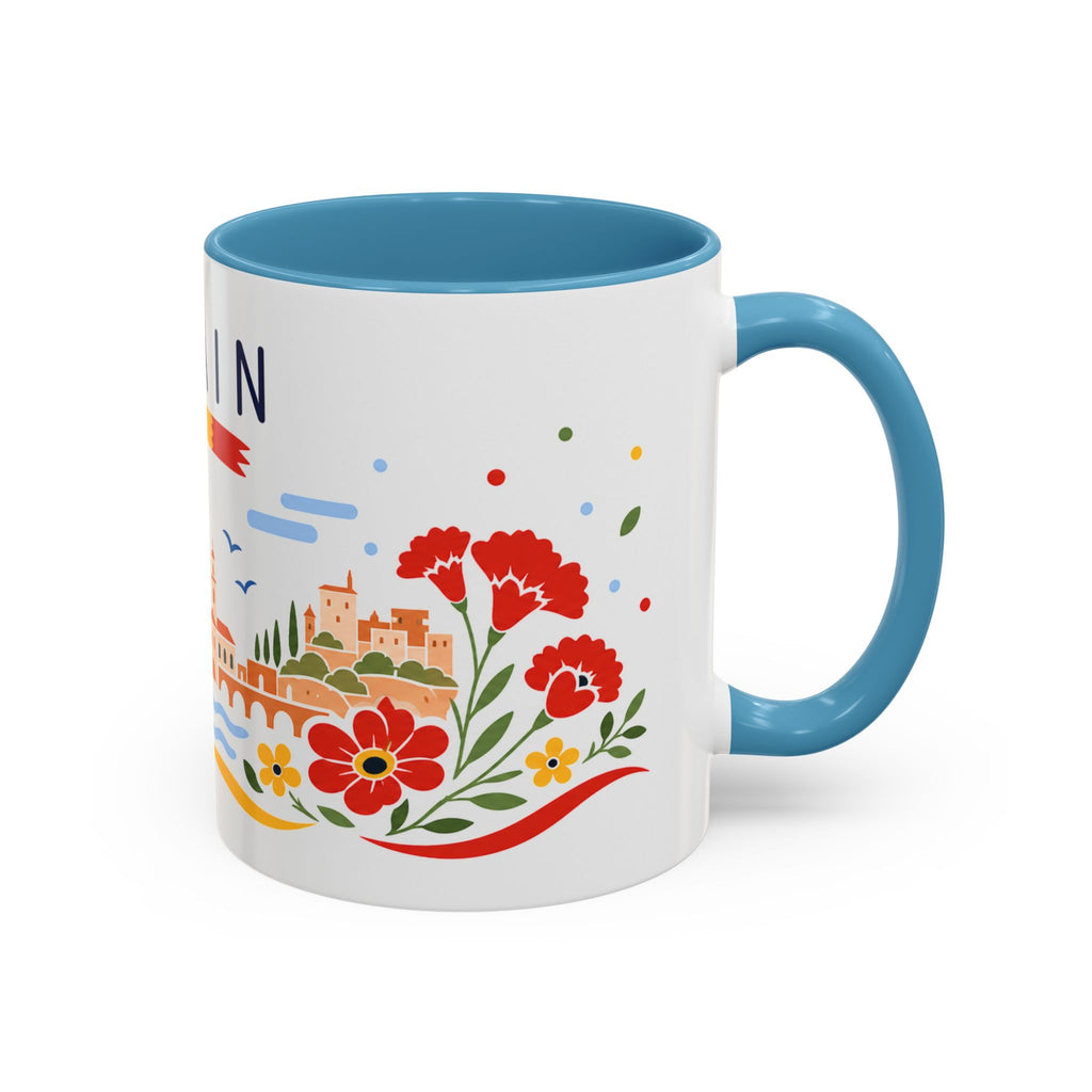 Spain Coffee Mug | Travel Souvenir Accent Mug | Country Gift Ceramic Cup 11oz 15oz