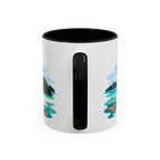 Biscayne National Park Coffee Mug | Solid Color Block Park Souvenir | 11oz 15oz Accent Mug
