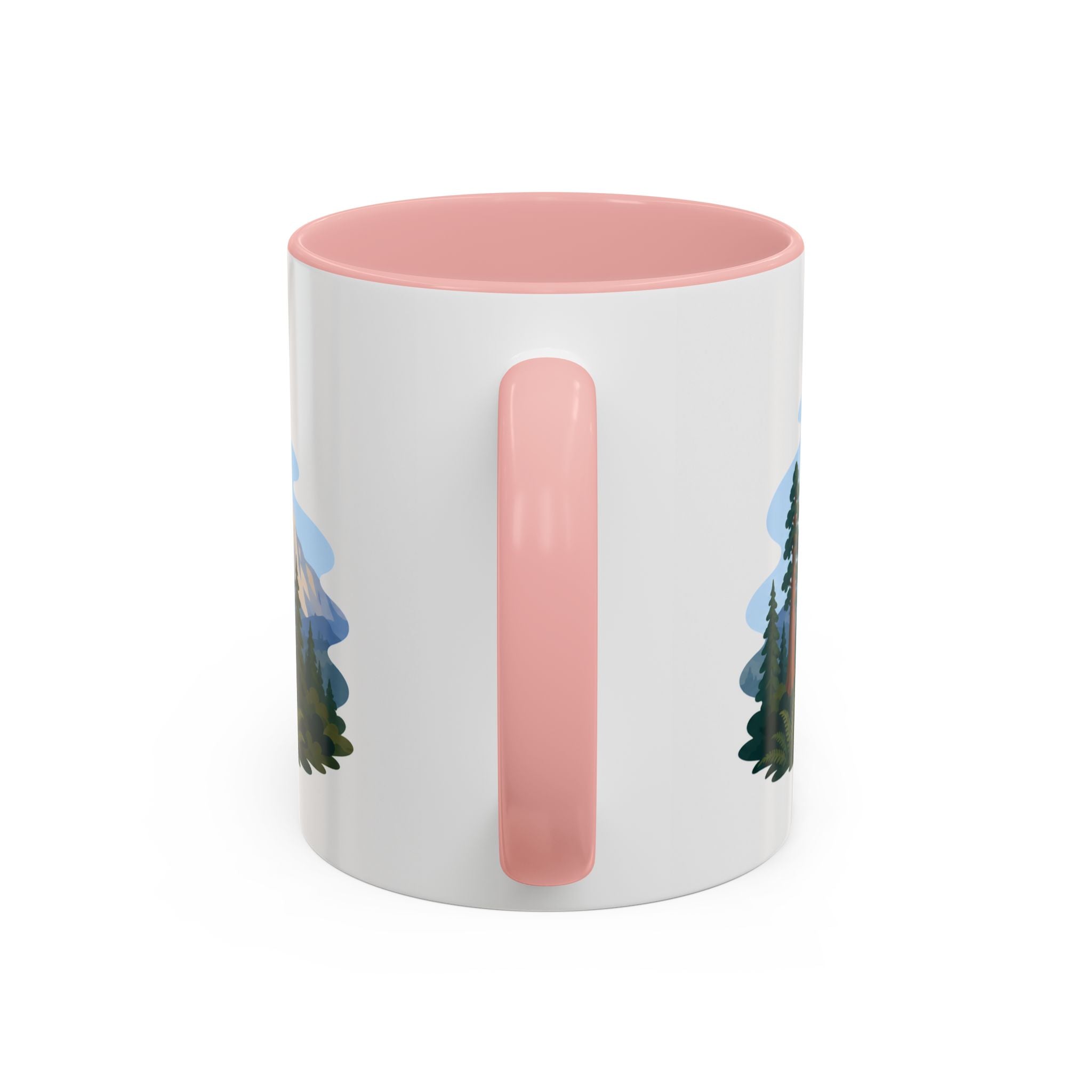 Sequoia National Park Coffee Mug | Solid Color Block Park Souvenir | 11oz 15oz Accent Mug