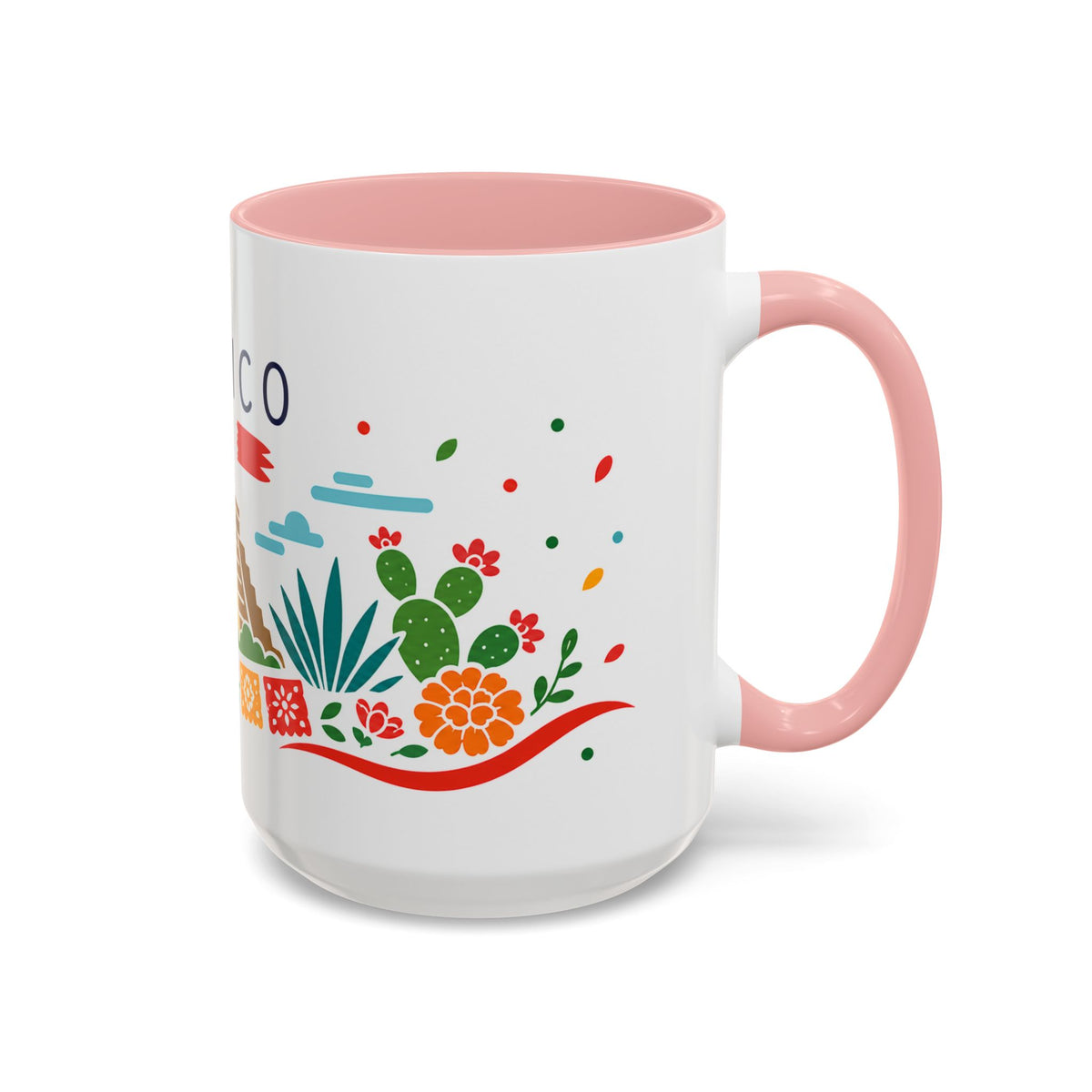 Mexico Coffee Mug | Travel Souvenir Accent Mug | Country Gift Ceramic Cup 11oz 15oz