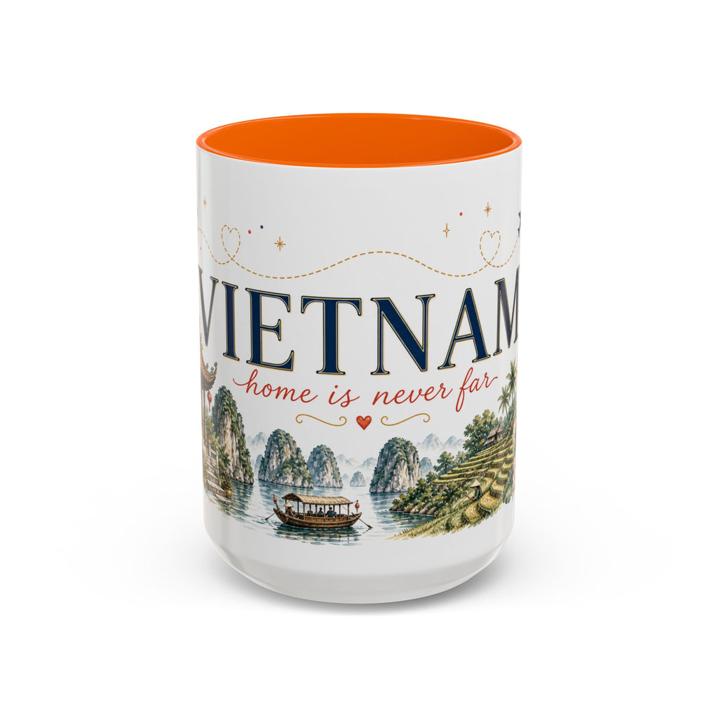 Vietnam Home Country Mug | Moving Away Gift | Long Distance Friendship | 11 oz 15 oz Accent Mug