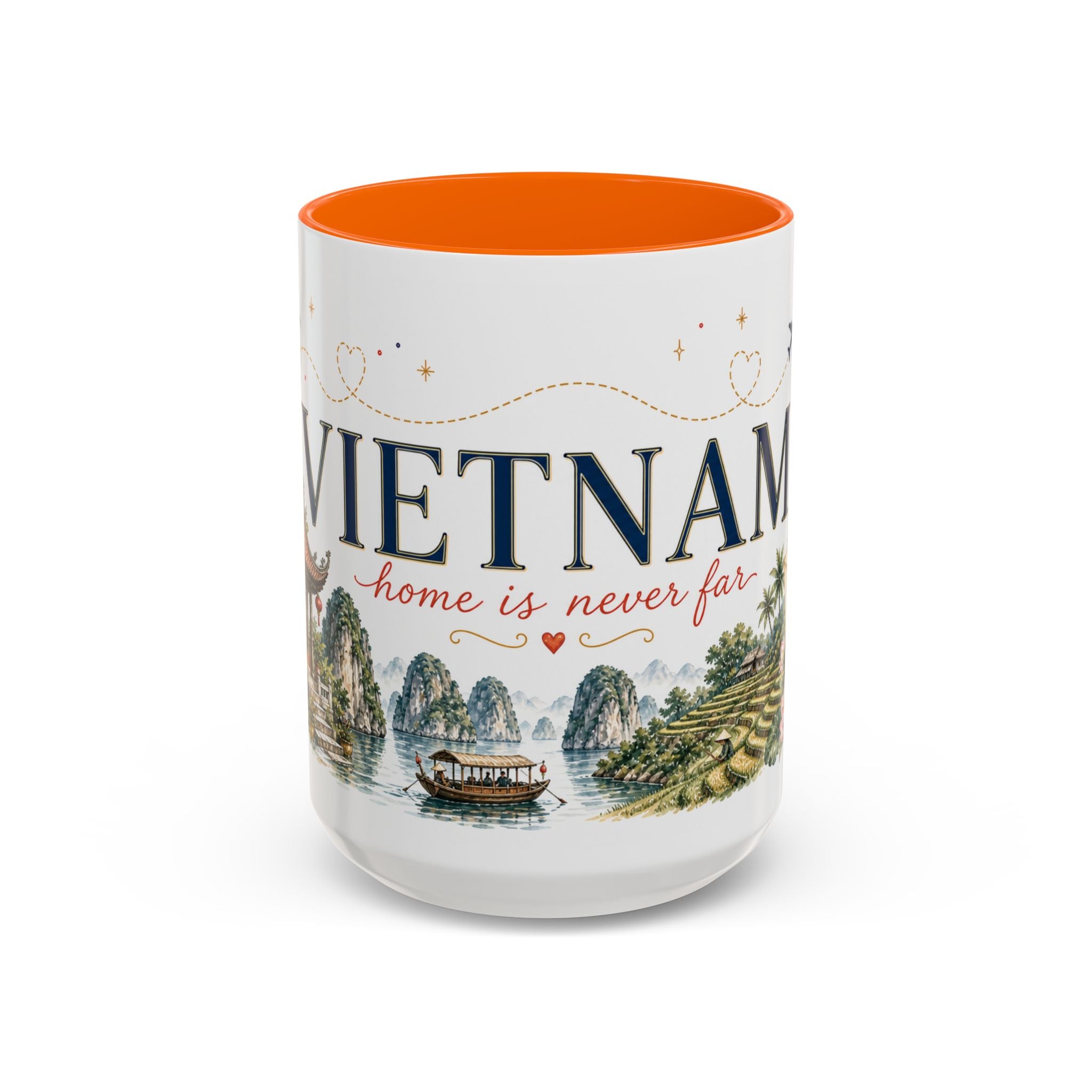 Vietnam Home Country Mug | Moving Away Gift | Long Distance Friendship | 11 oz 15 oz Accent Mug